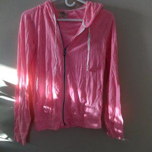 American Eagle pink long sleeve hoodie jacket S